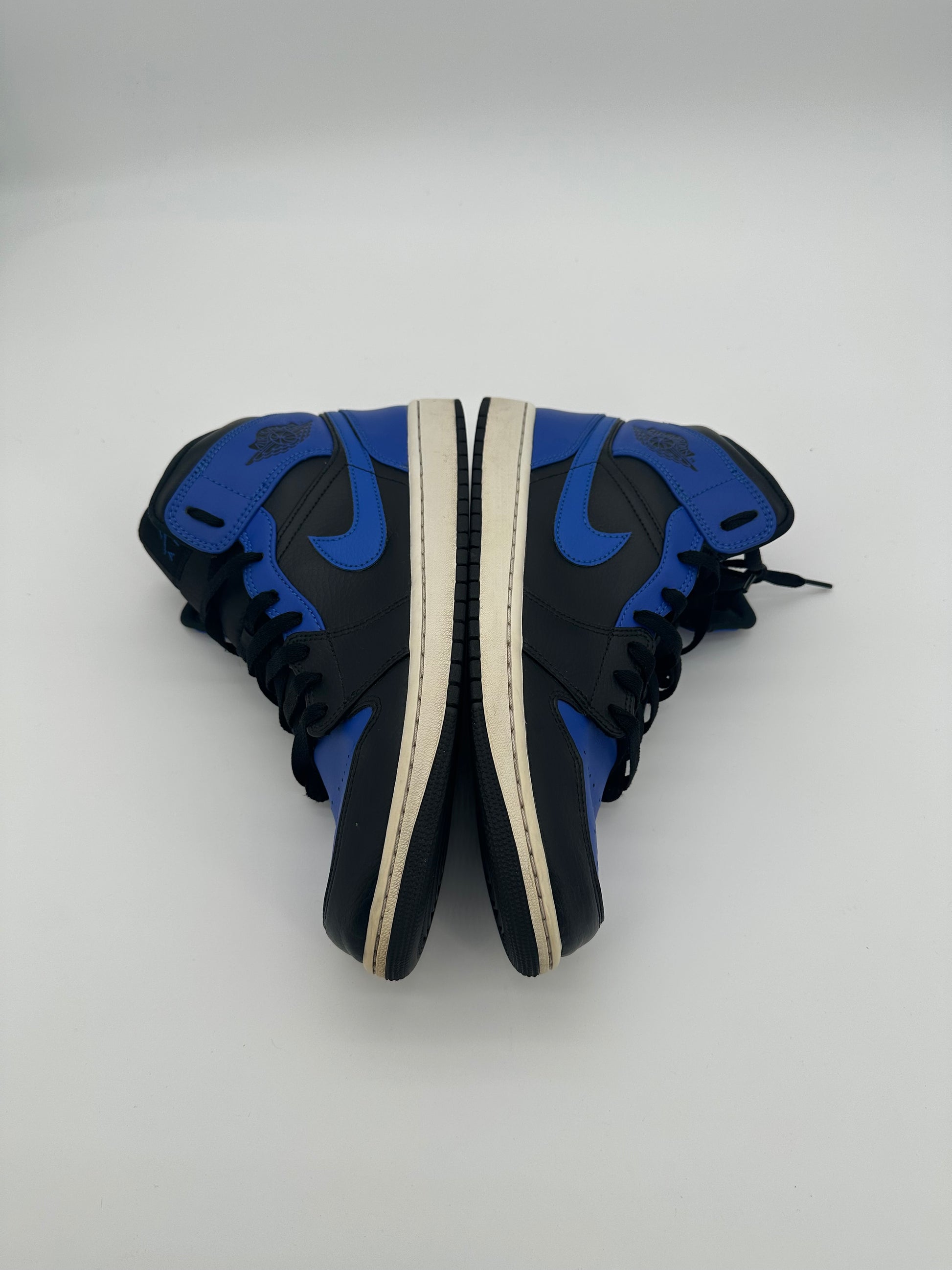 Jordan 1 Mid Hyper Royal Tumbled Leather