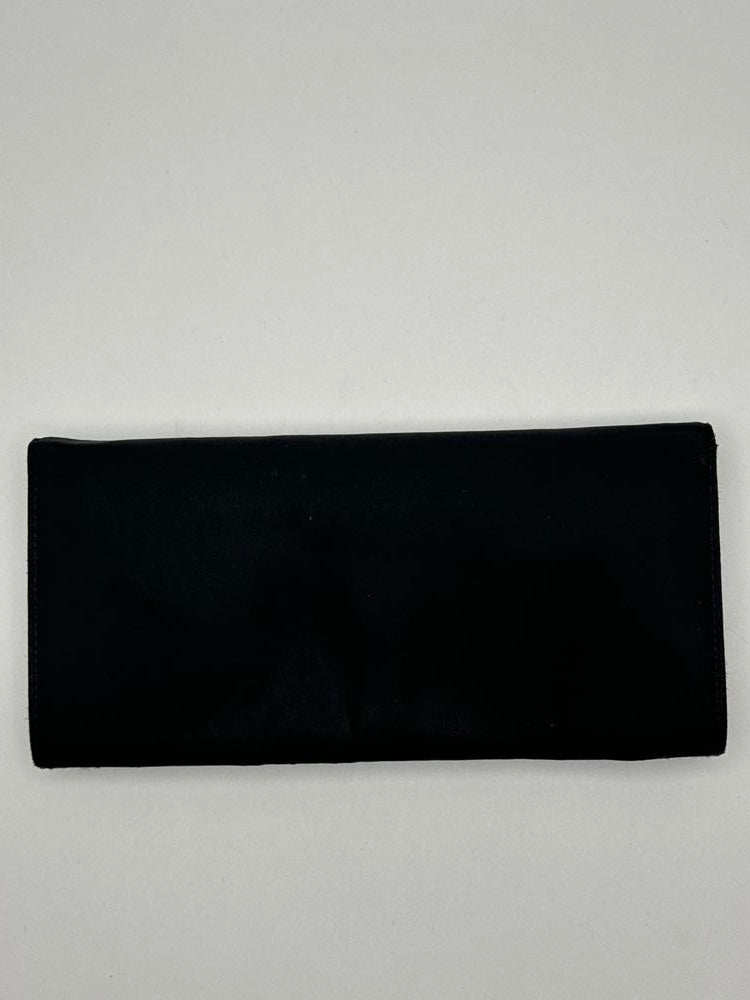 Prada Saffiano Canvas Bi-Fold Wallet Black