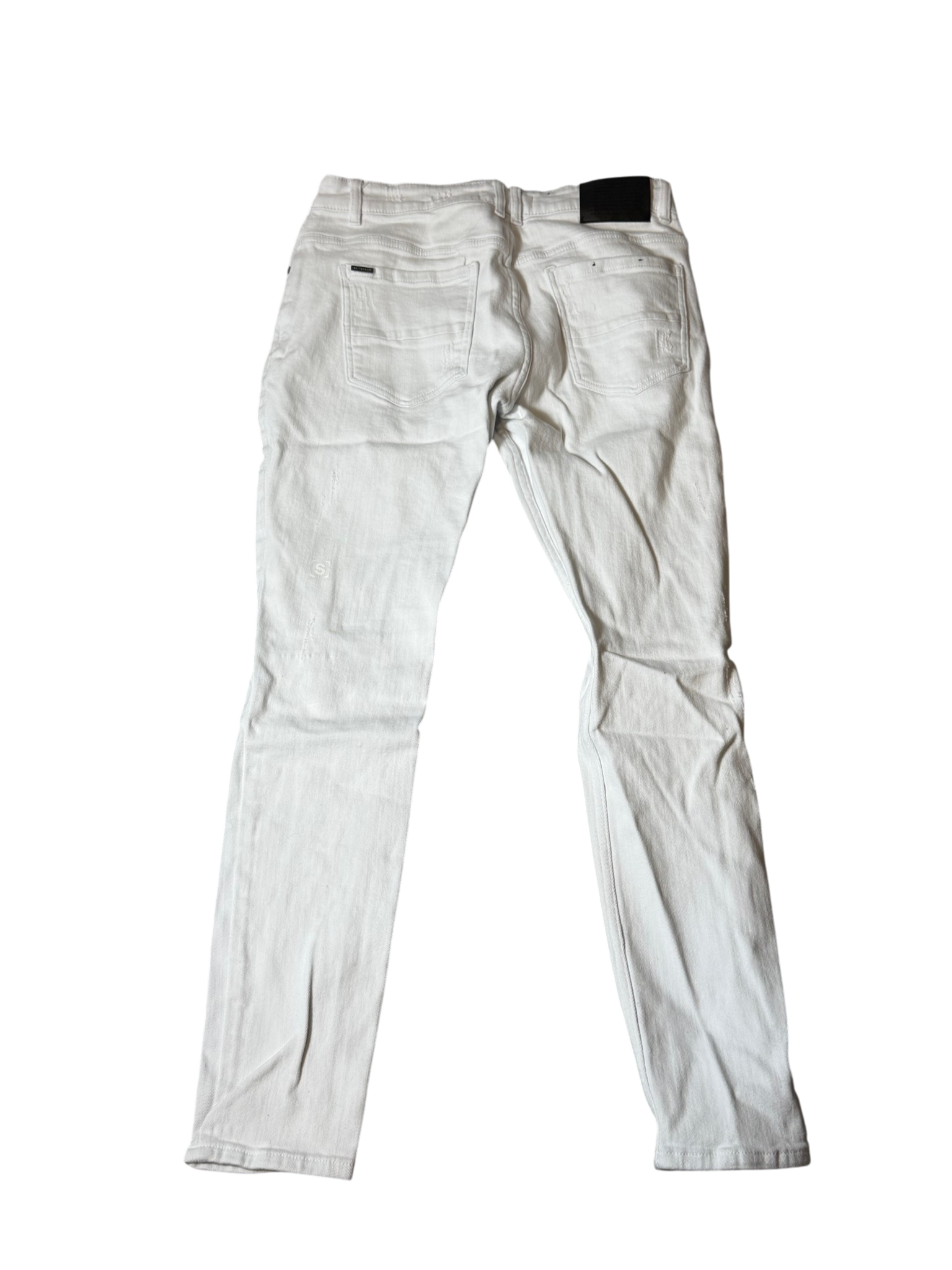 Serenede White Distressed Jeans