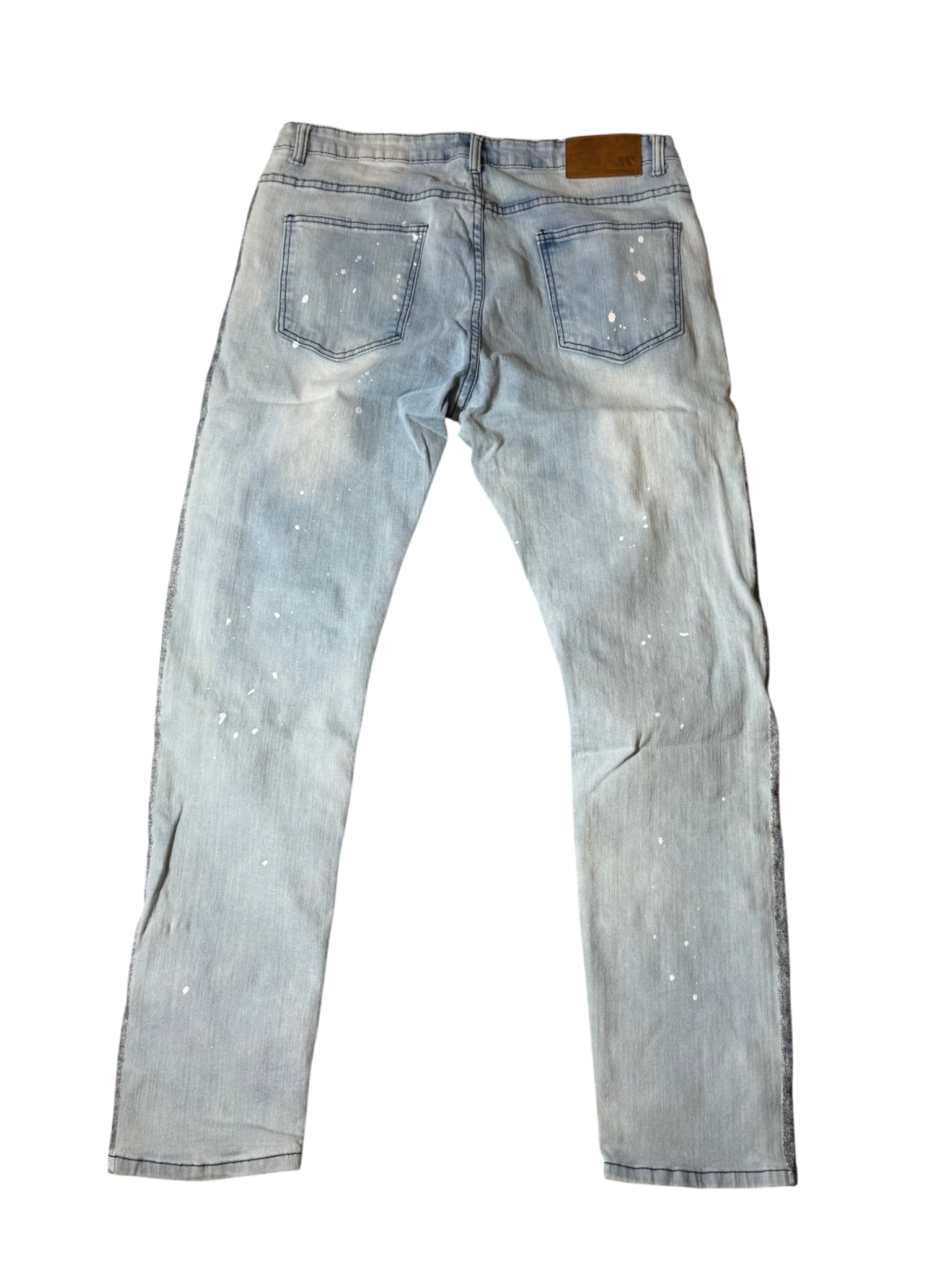 Waimea Distressed Light-Wash Skinny Jeans