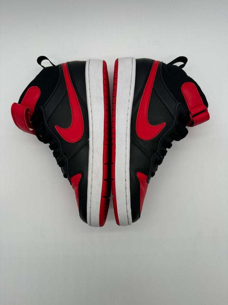 Nike Court Borough Mid 2 Black University Red (GS)