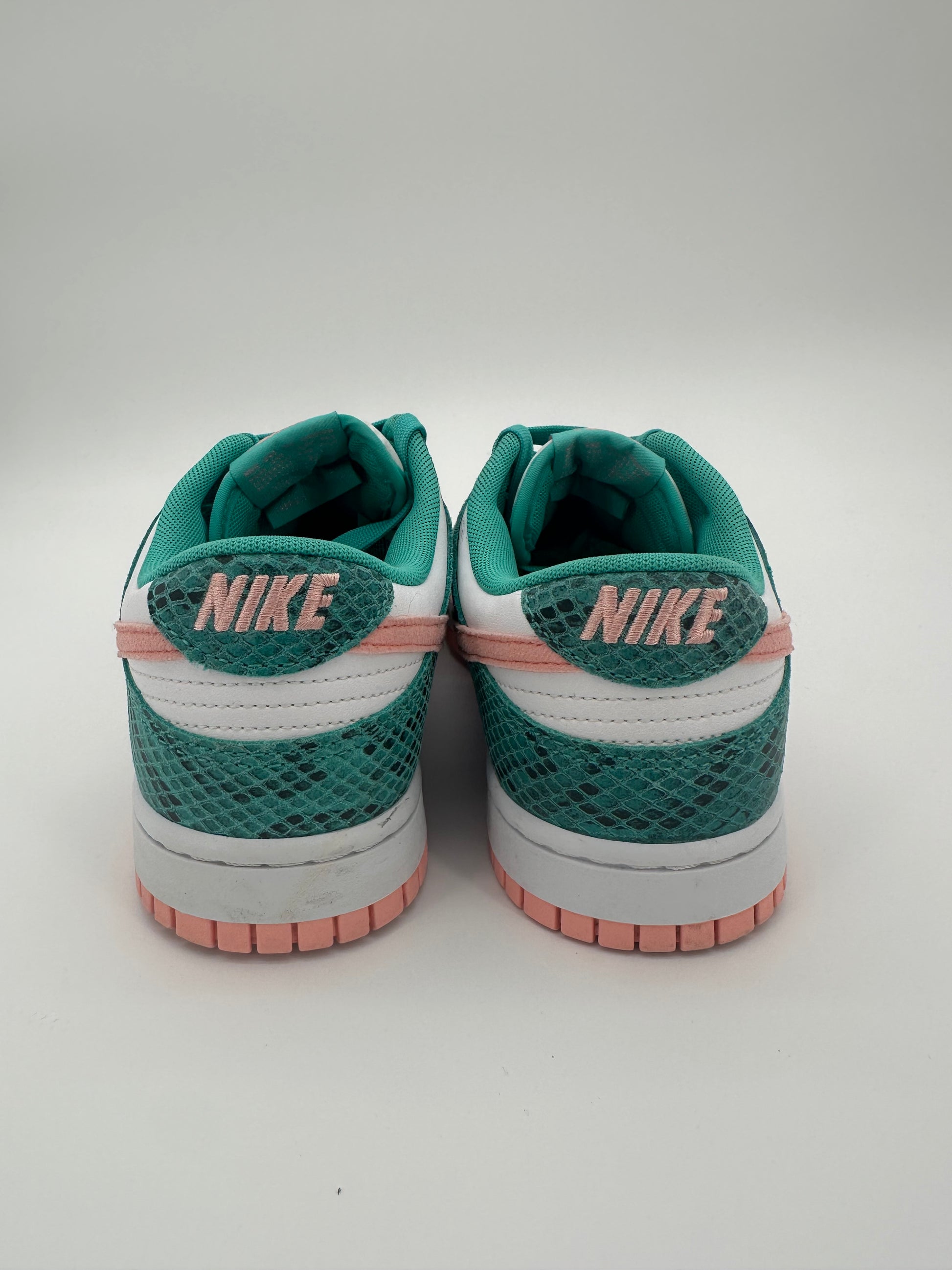 Nike Dunk Low Snakeskin Washed Teal Bleached Coral