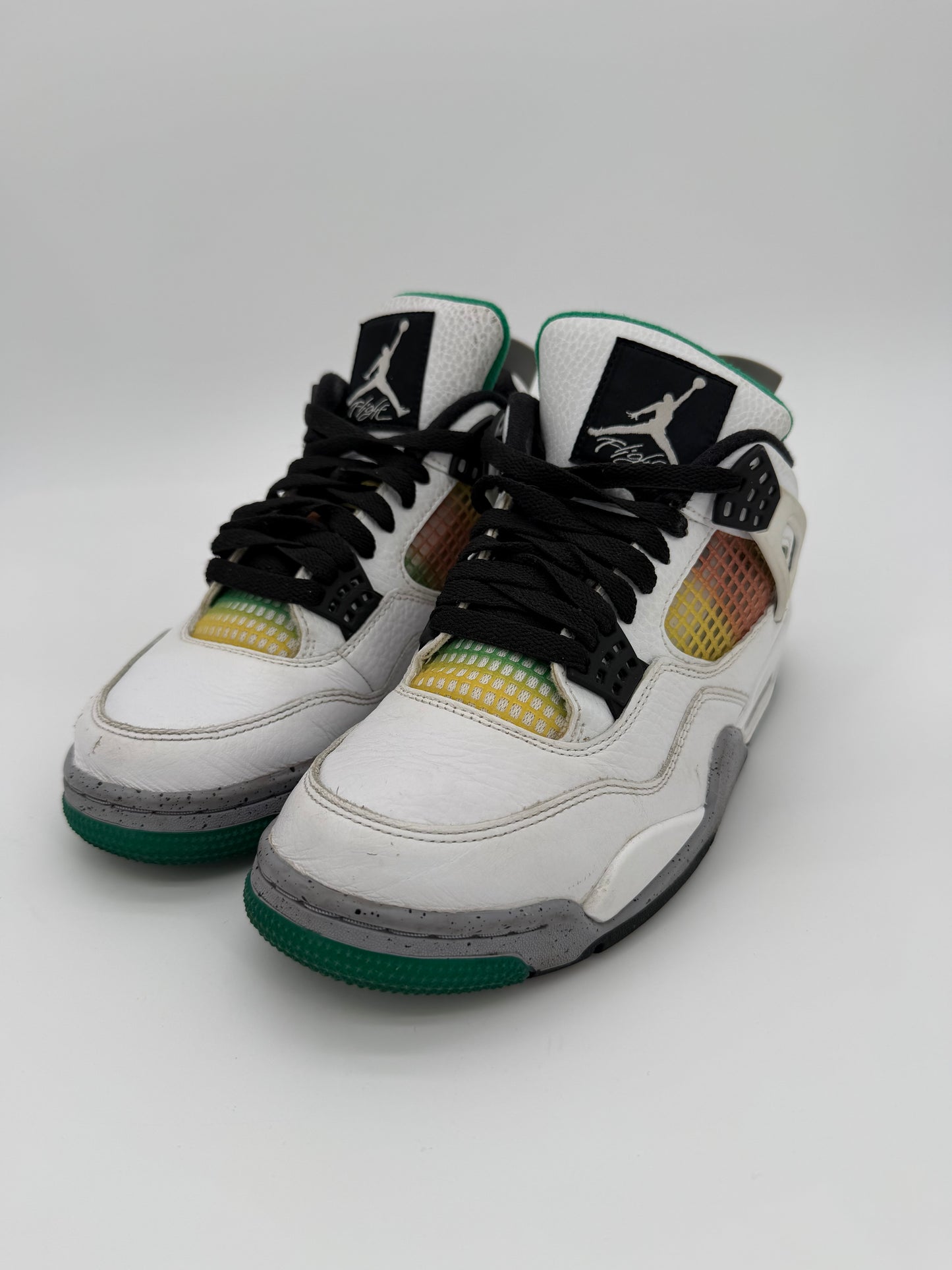 Jordan 4 Retro Lucid Green Rasta (Women's)