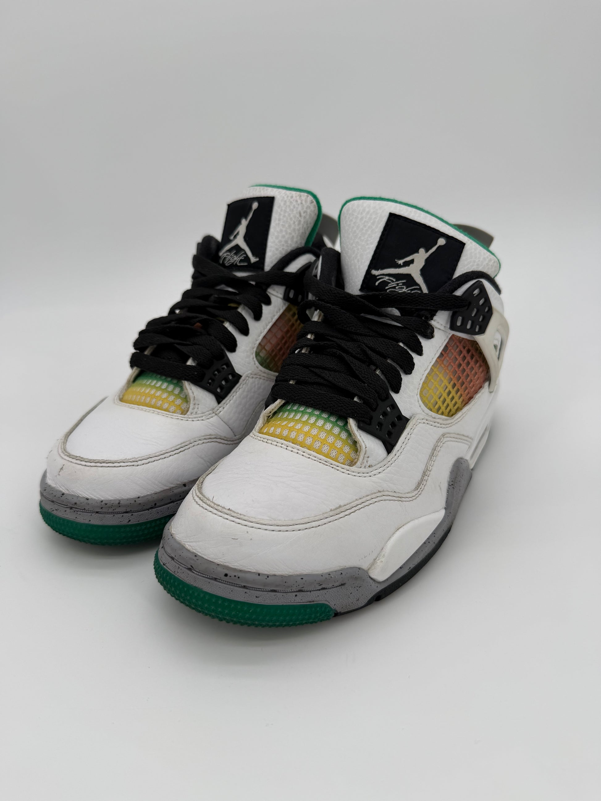 Jordan 4 Retro Lucid Green Rasta (Women's)