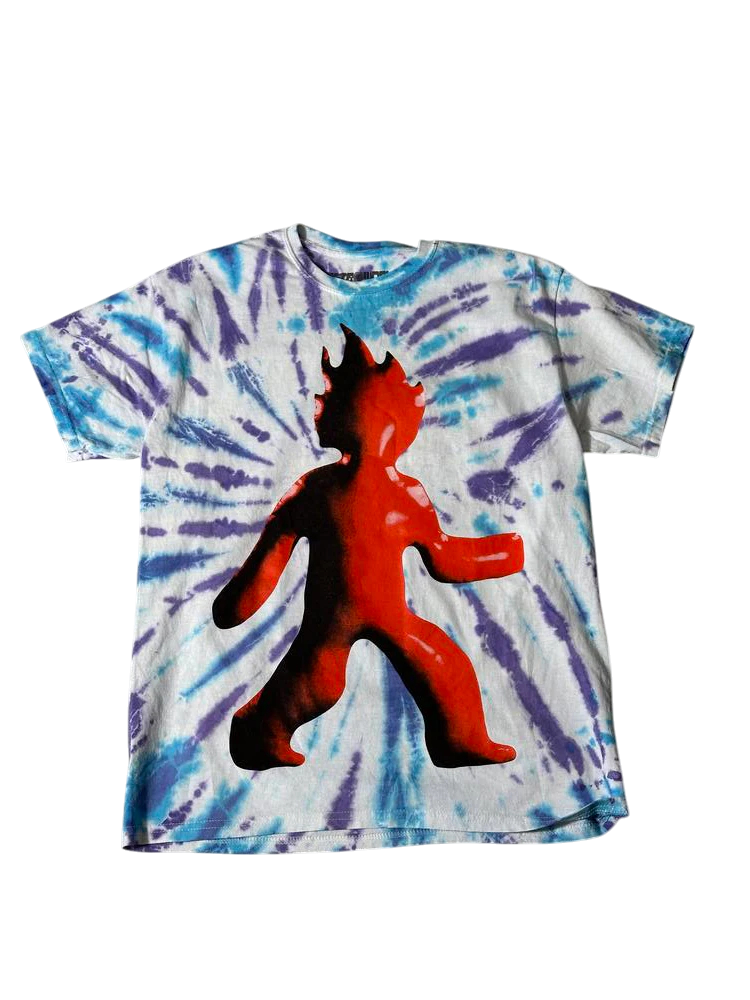 Travis Scott Flame T-shirt Tie Dye