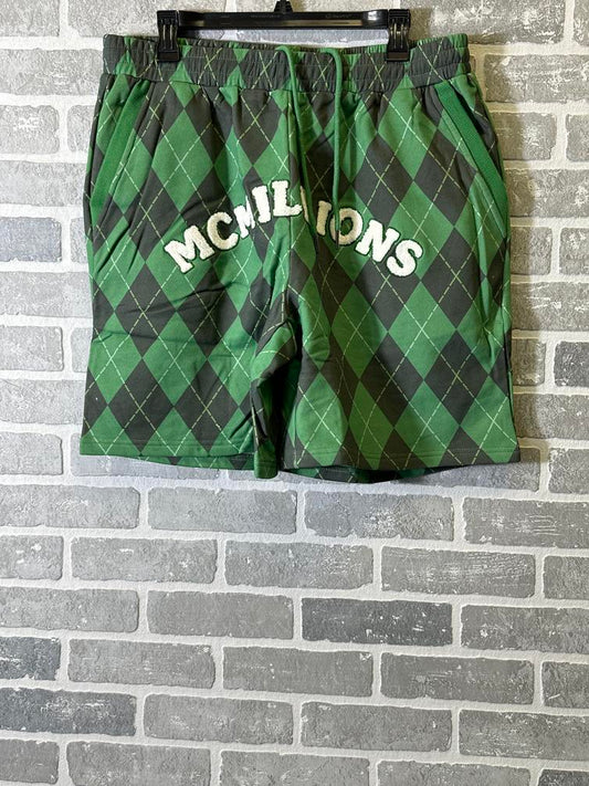 Checkered Shorts Green