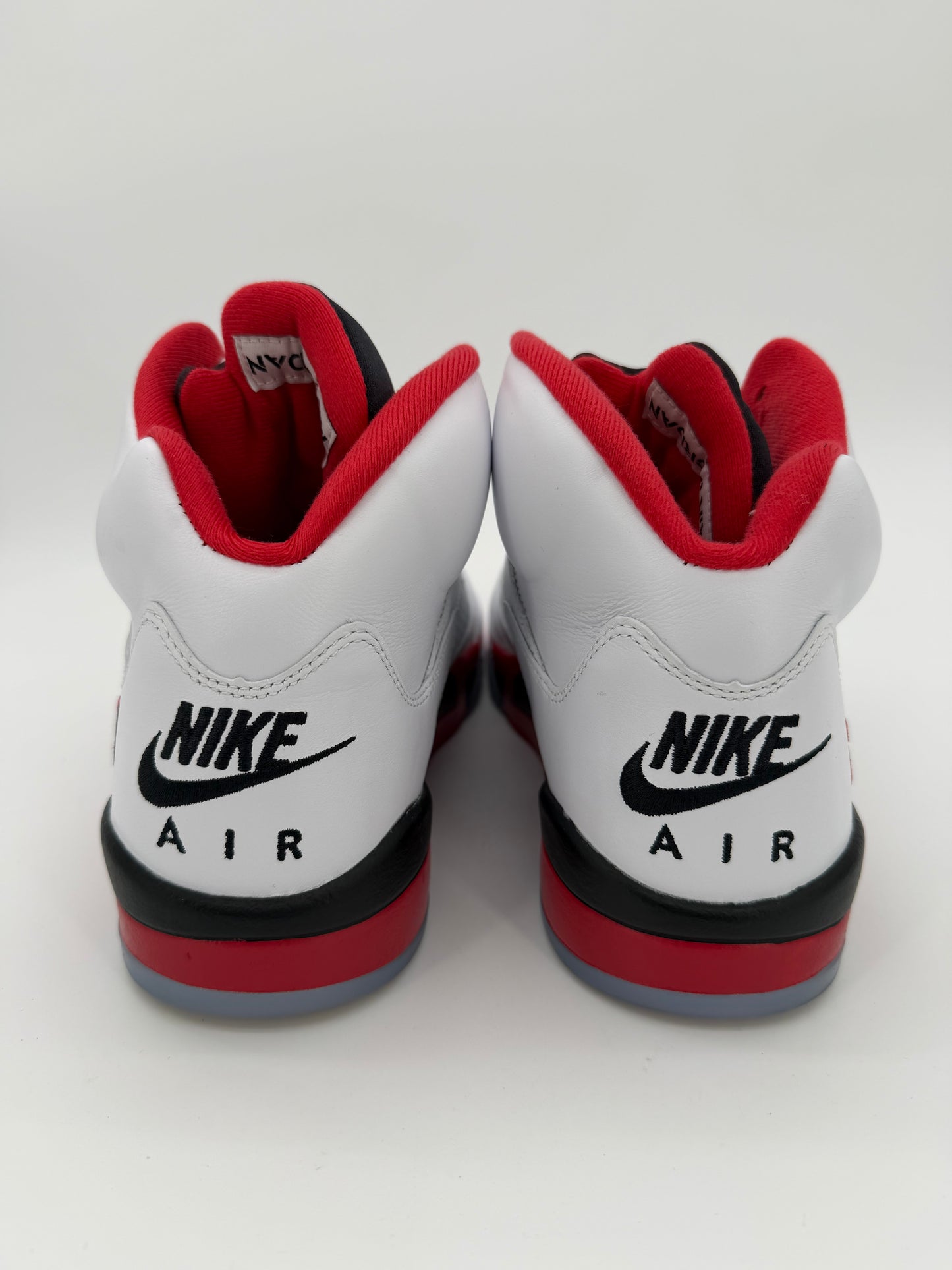 Jordan 5 Retro Fire Red Black Tongue (2025)