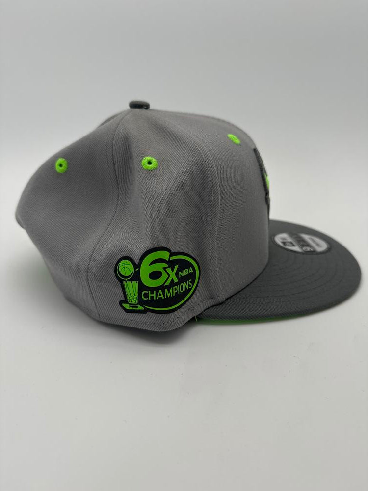 New Era Chicago Bulls Grey/Green Snapback