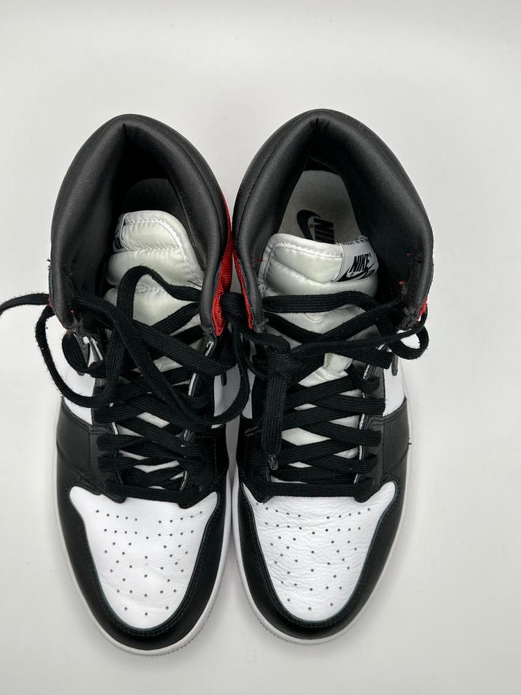 Jordan 1 Retro High Satin Black Toe (Women's)