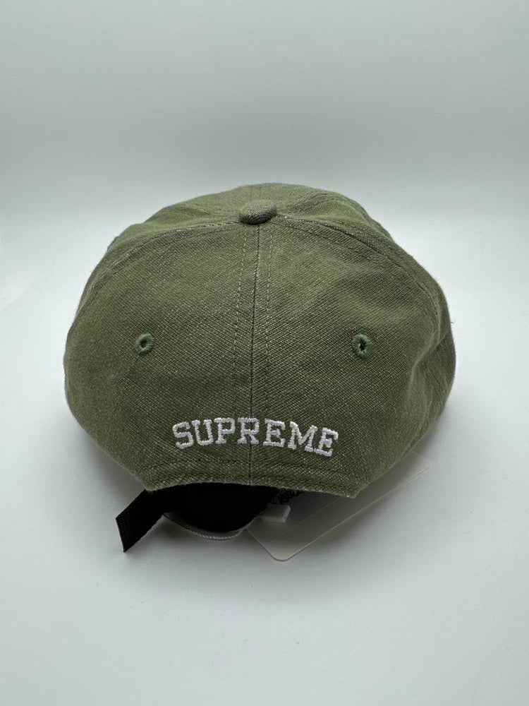 Supreme Cordura 6 Panel Light Olive SnapBack