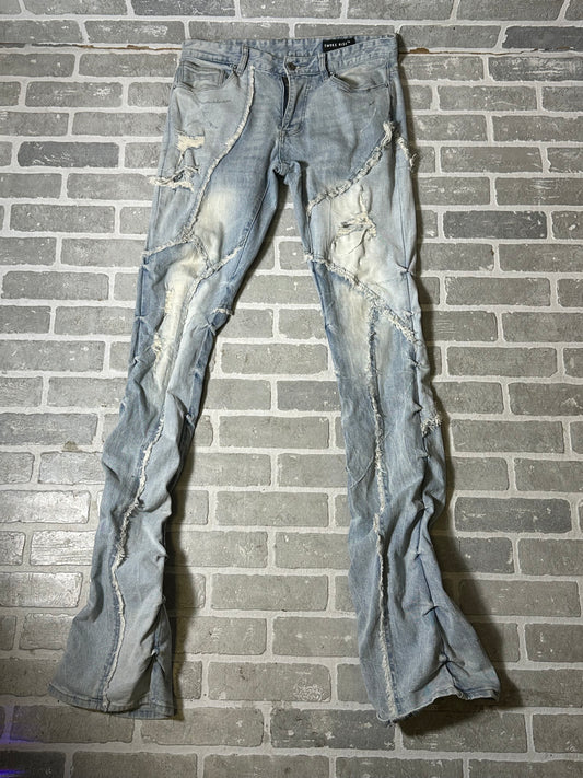 Smoke Rize Jeans Blue Tear