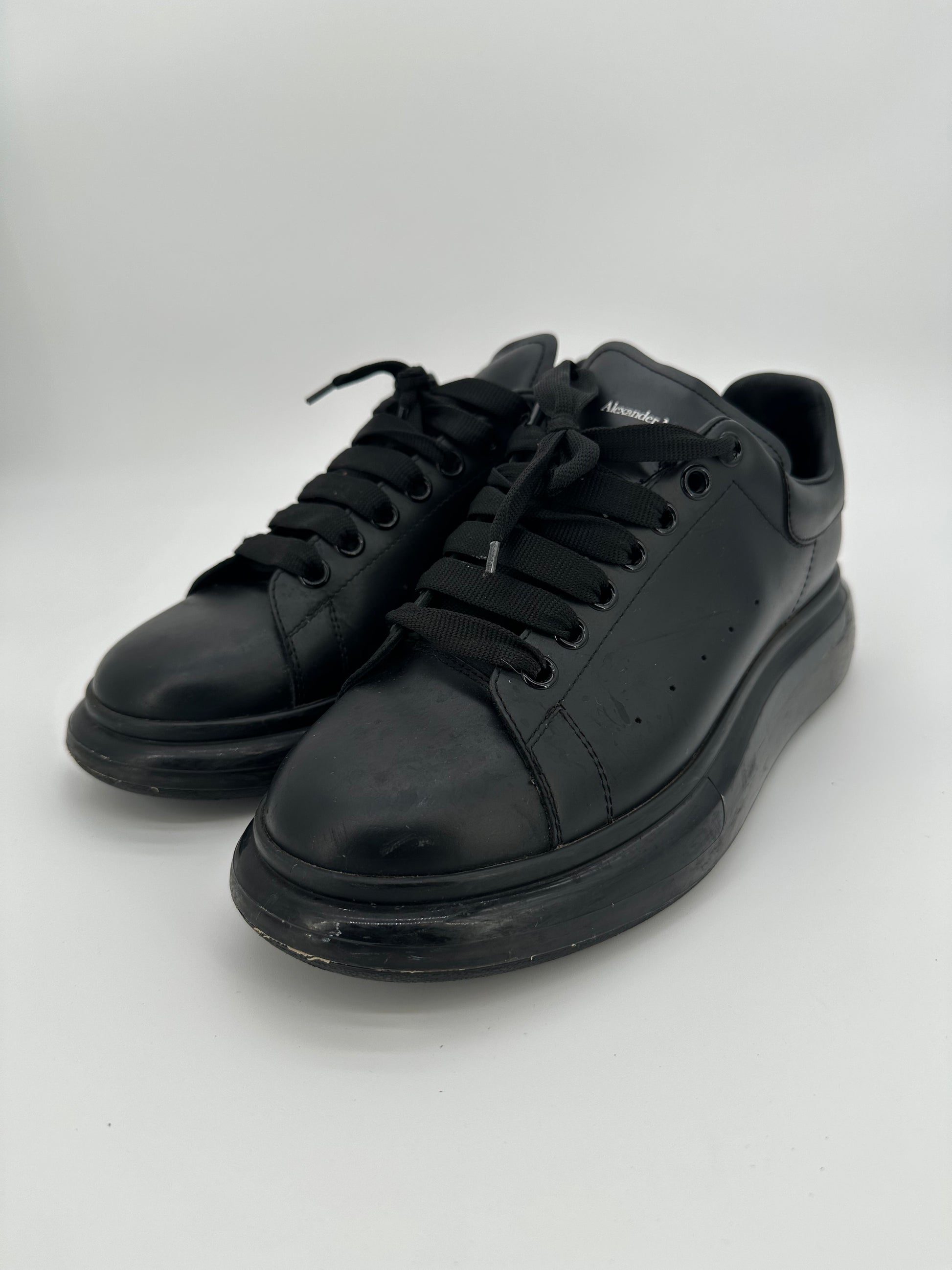 Alexander McQueen Oversized Black Shiny Sole