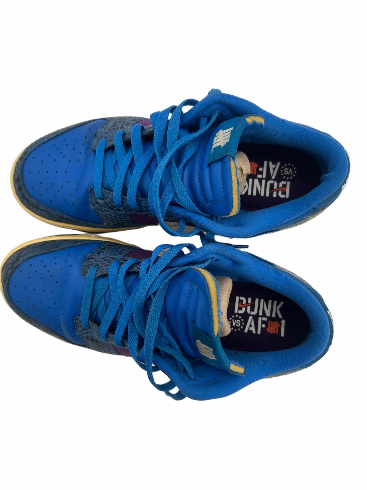 Nike Dunk Low Undefeated 5 On It Dunk vs. AF1
