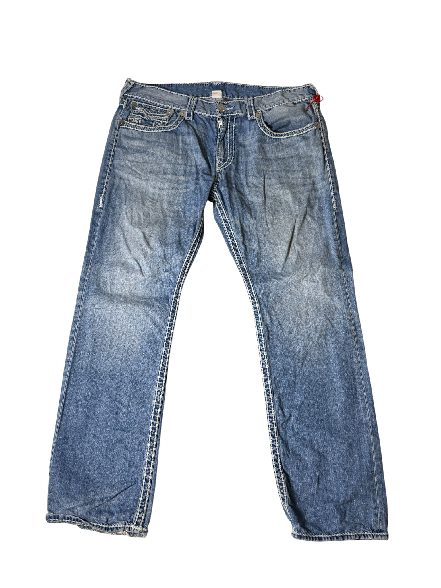 True Religion Jeans Blue/White Embroidery