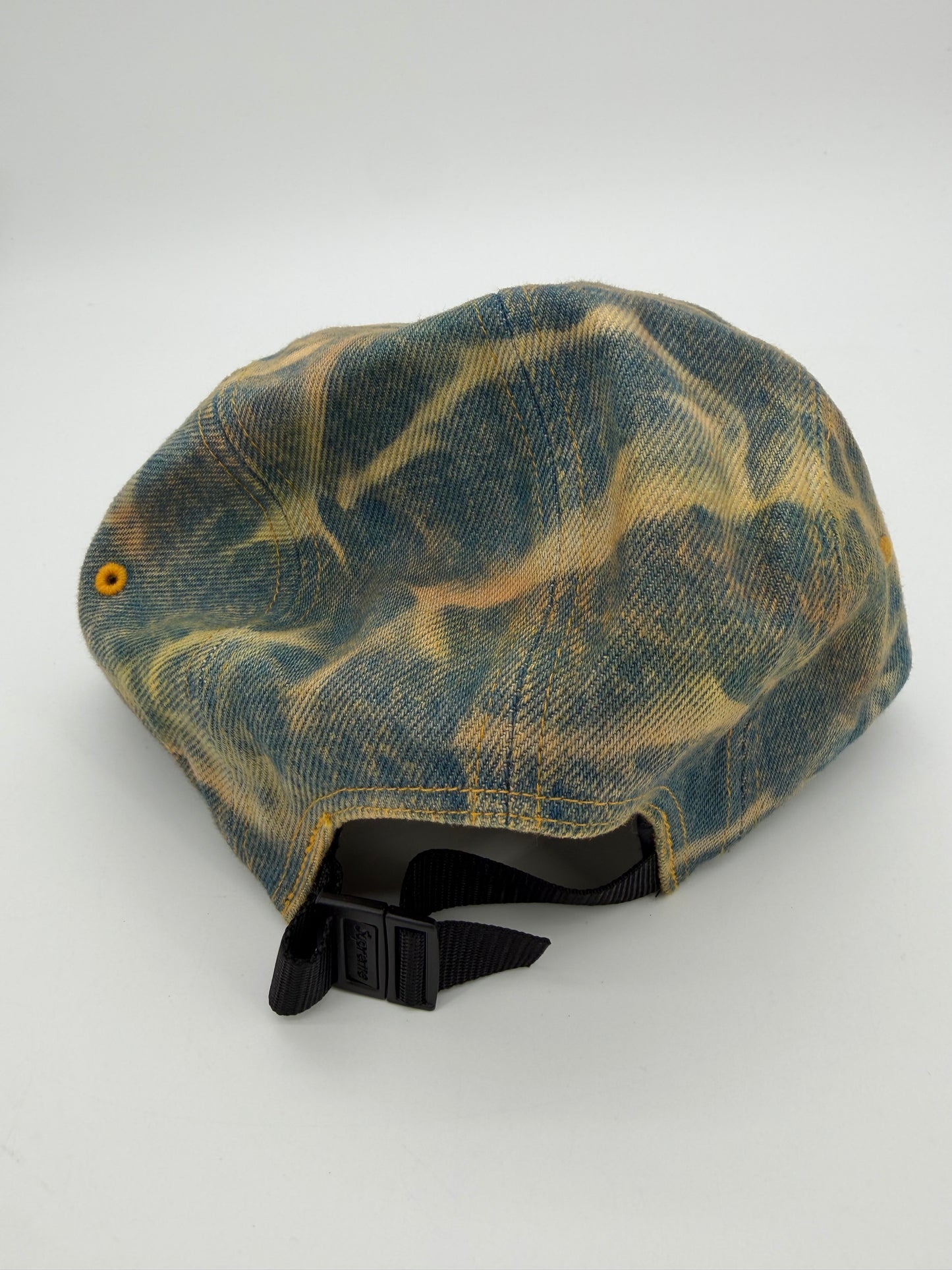 Supreme Denim Camp Cap (FW25) Washed Indigo
