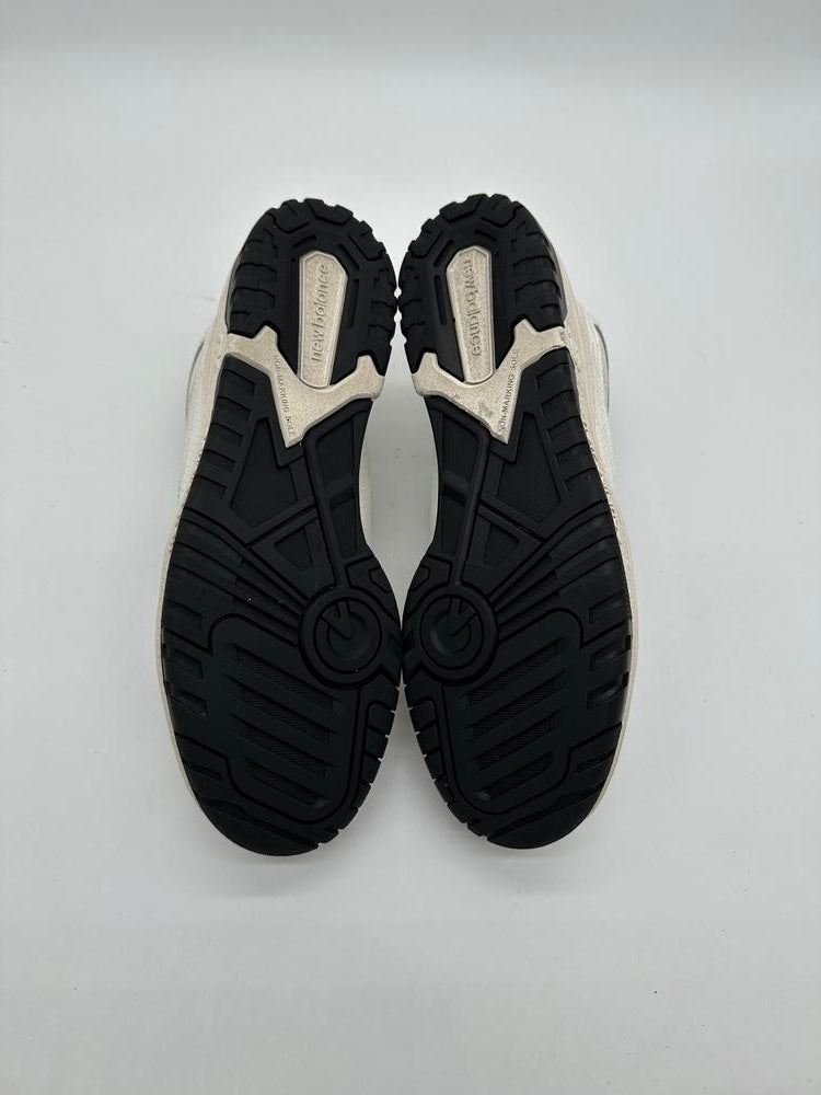 New Balance 550 Sea Salt Black Patent