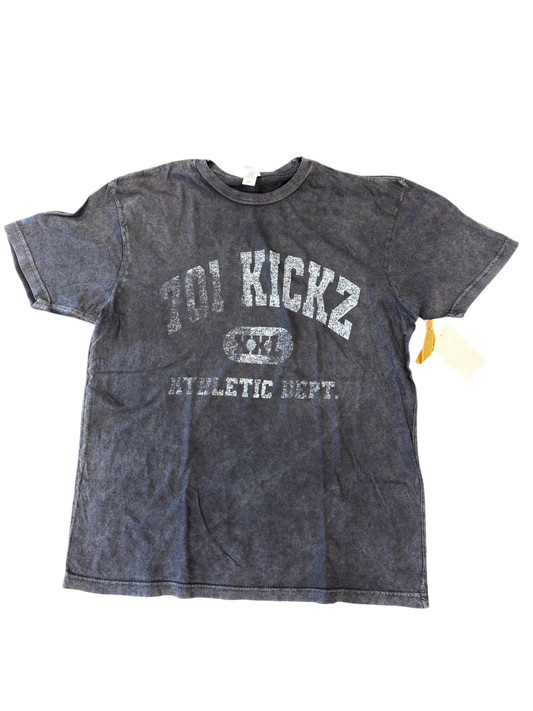 701 Kickz Athletic Dept Tee Black Vintage Wash