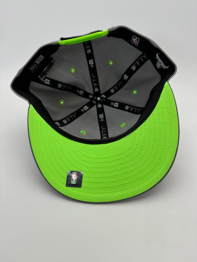 New Era Chicago Bulls Grey/Green Snapback