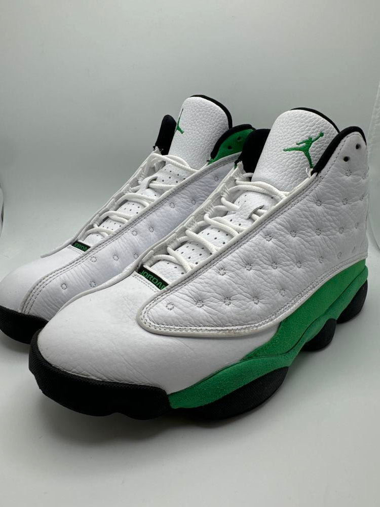 Jordan 13 Retro White Lucky Green