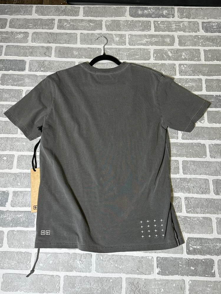 Ksubi T Shirt Grey Fast Moves Cash