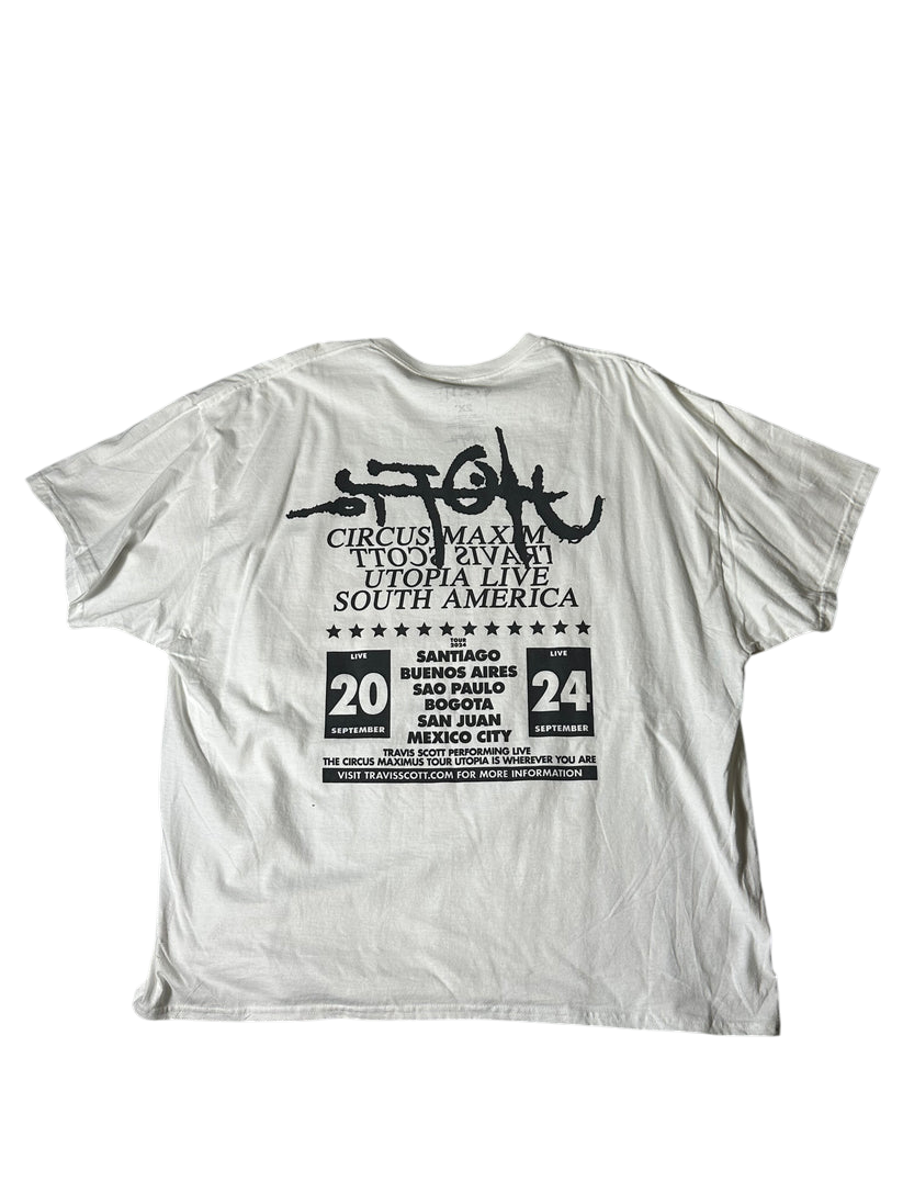 Utopia Tour T Shirt White