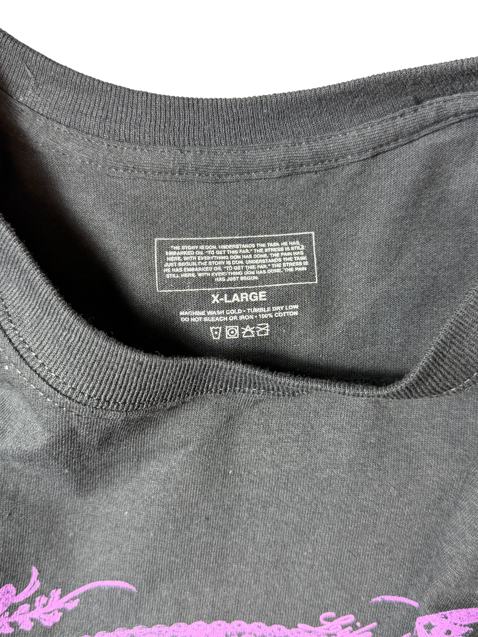 Don Tolliver T Shirt Black/Purple