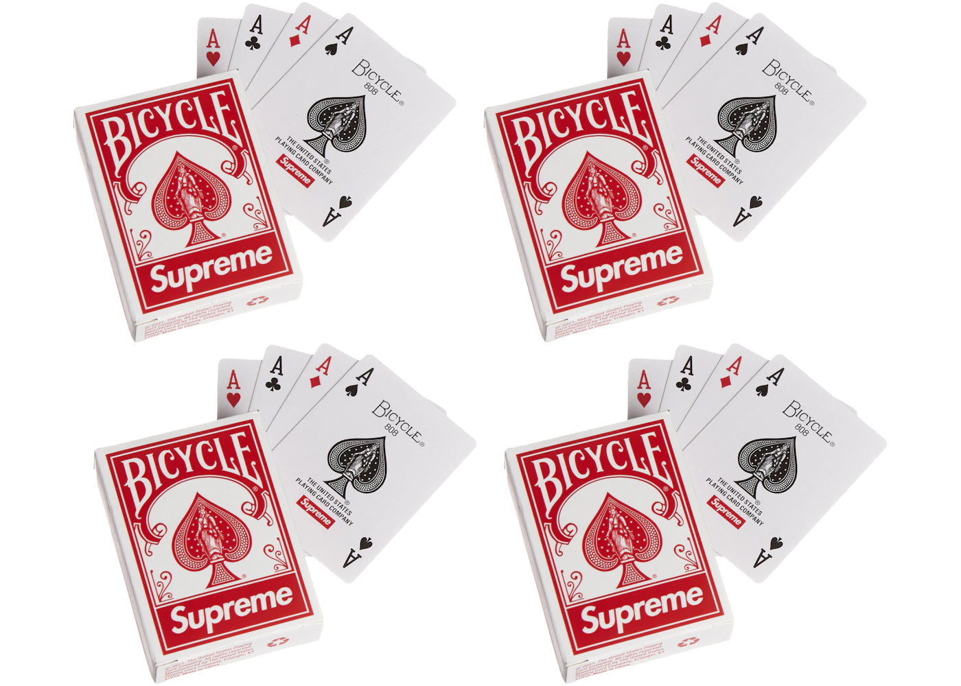 Supreme x Bicycle Mini Playing Card Dec FW21 Season Gift