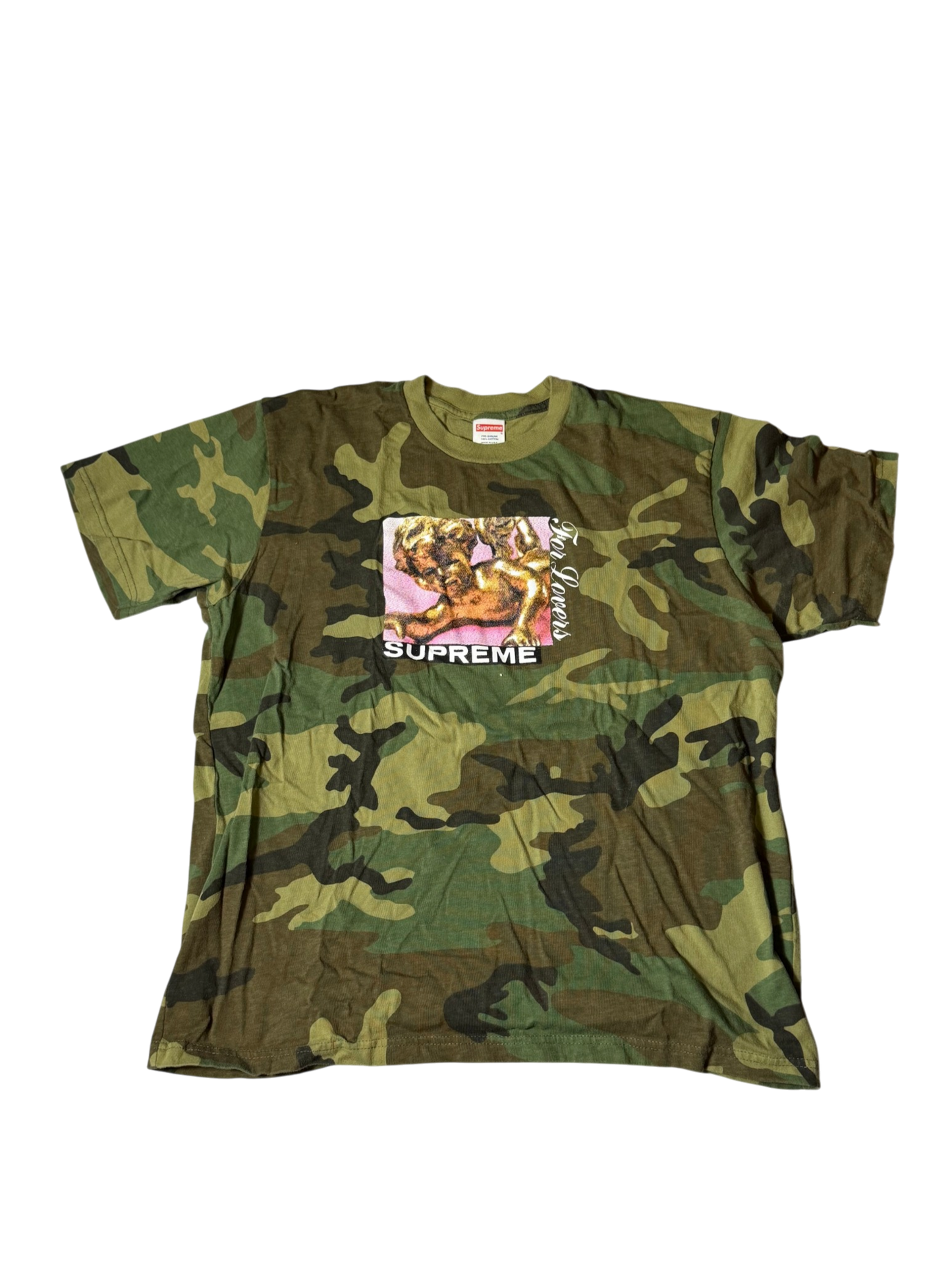 Supreme Lovers Tee Woodland Camo
