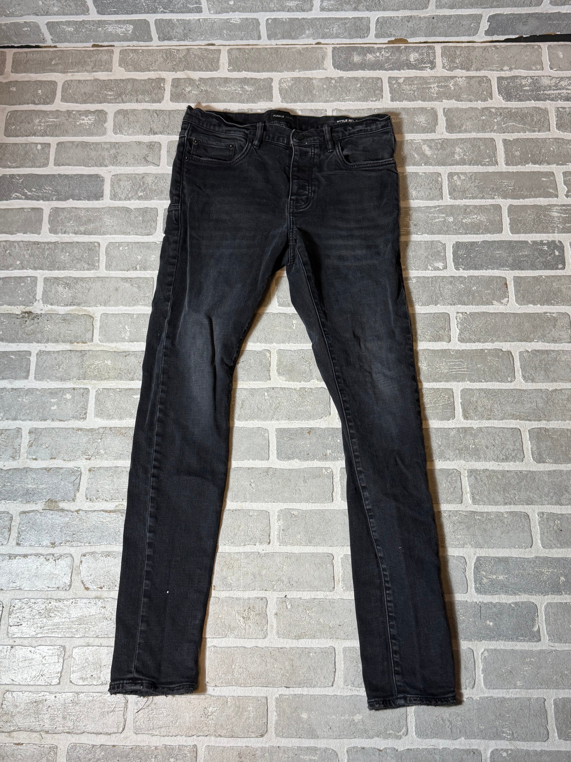 Purple Brand Black Wash Jeans Black