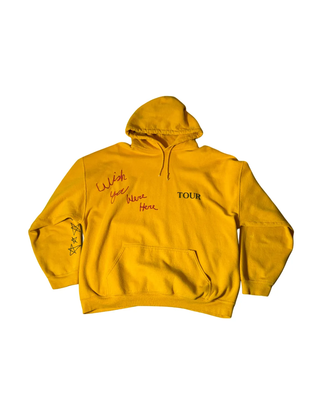 Travis Scott Astroworld "Wish You Were Here" Yellow Hoodie