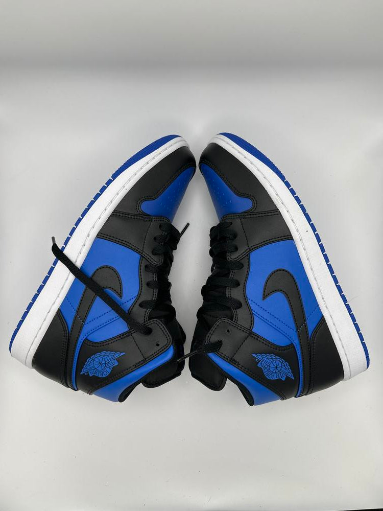 Jordan 1 Mid Black Royal Blue