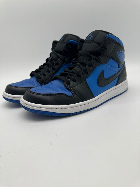 Jordan 1 Mid Black Royal Blue