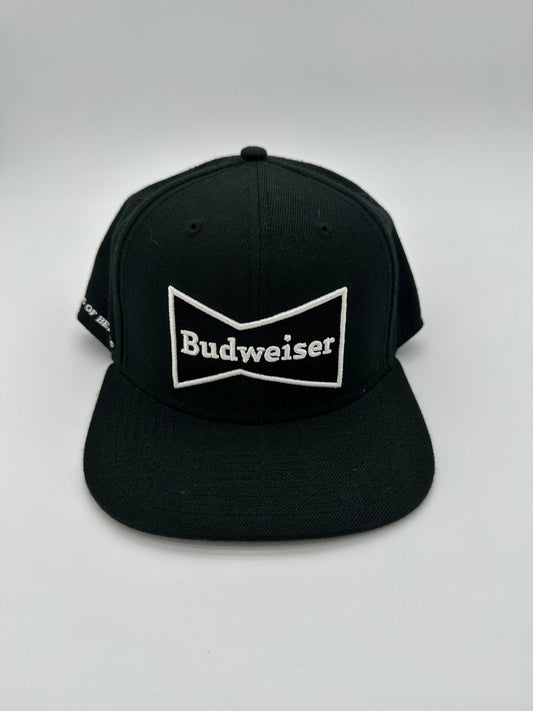 Budweiser Black/White Snapback