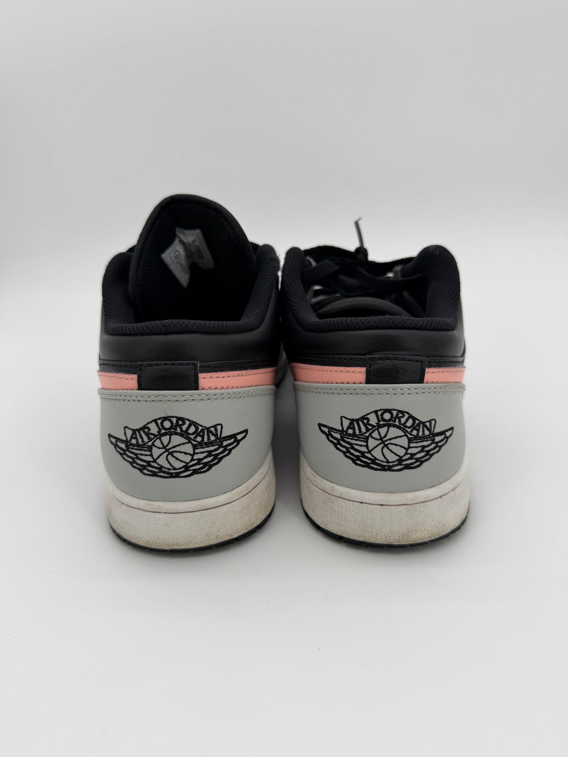 Jordan 1 Low Black Grey Pink