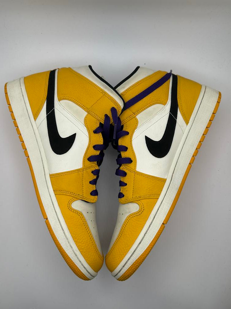 Jordan 1 Mid Lakers