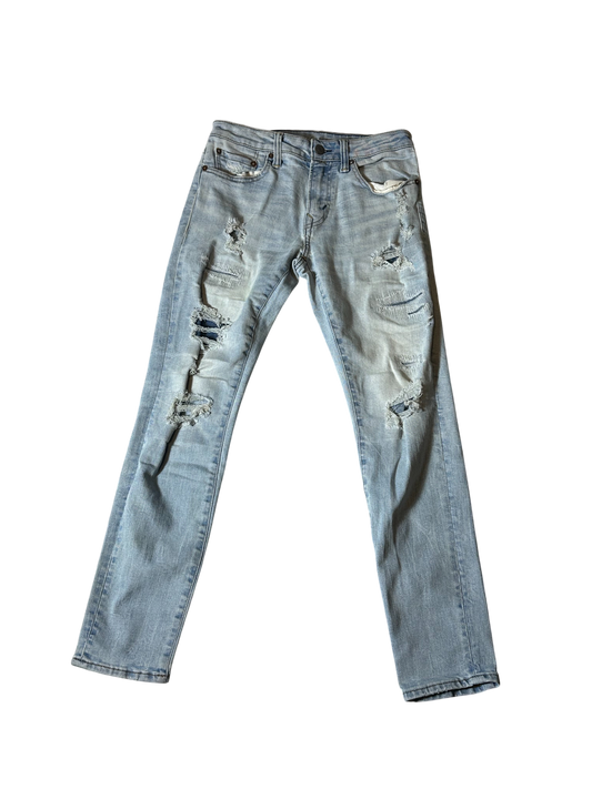 American Eagle ripped blue jeans[skinny]