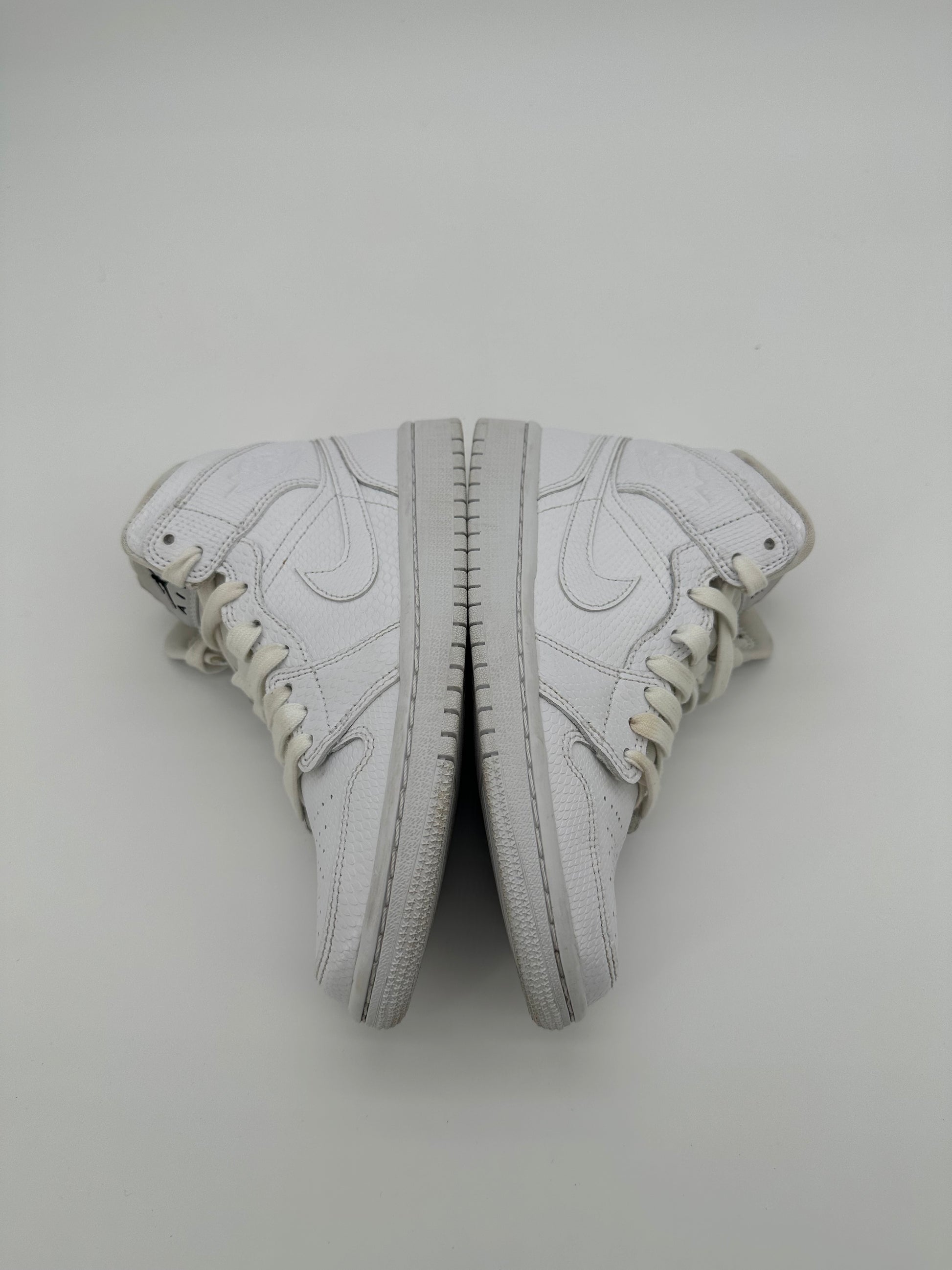 Jordan 1 Mid White Snakeskin (Women's)