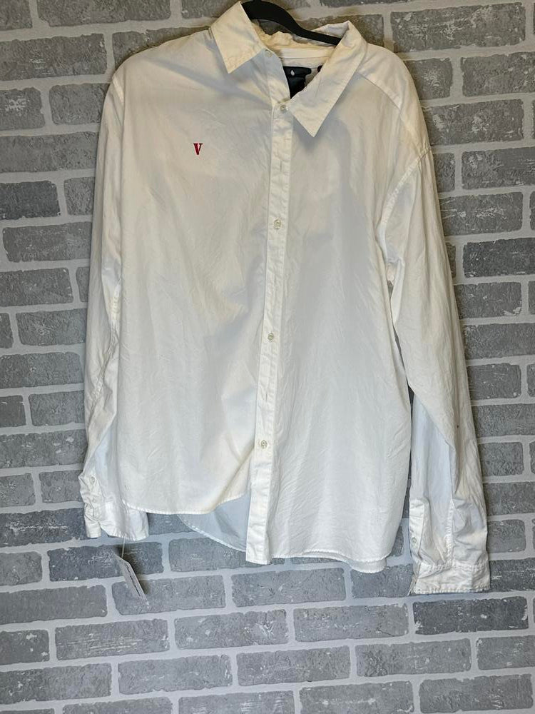 Vlone Long Sleeve Button Up White