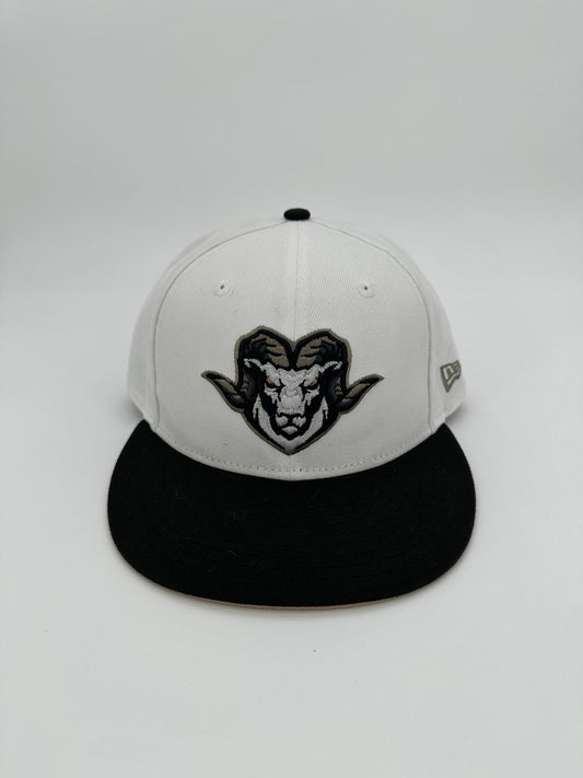 New Era White Goat Fitted