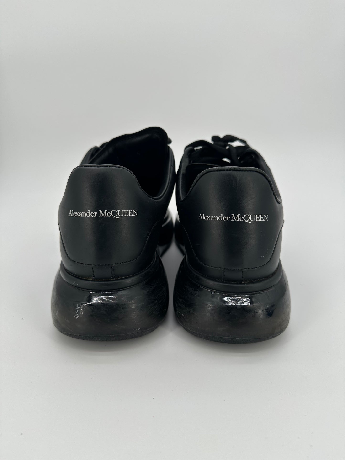 Alexander McQueen Oversized Black Shiny Sole