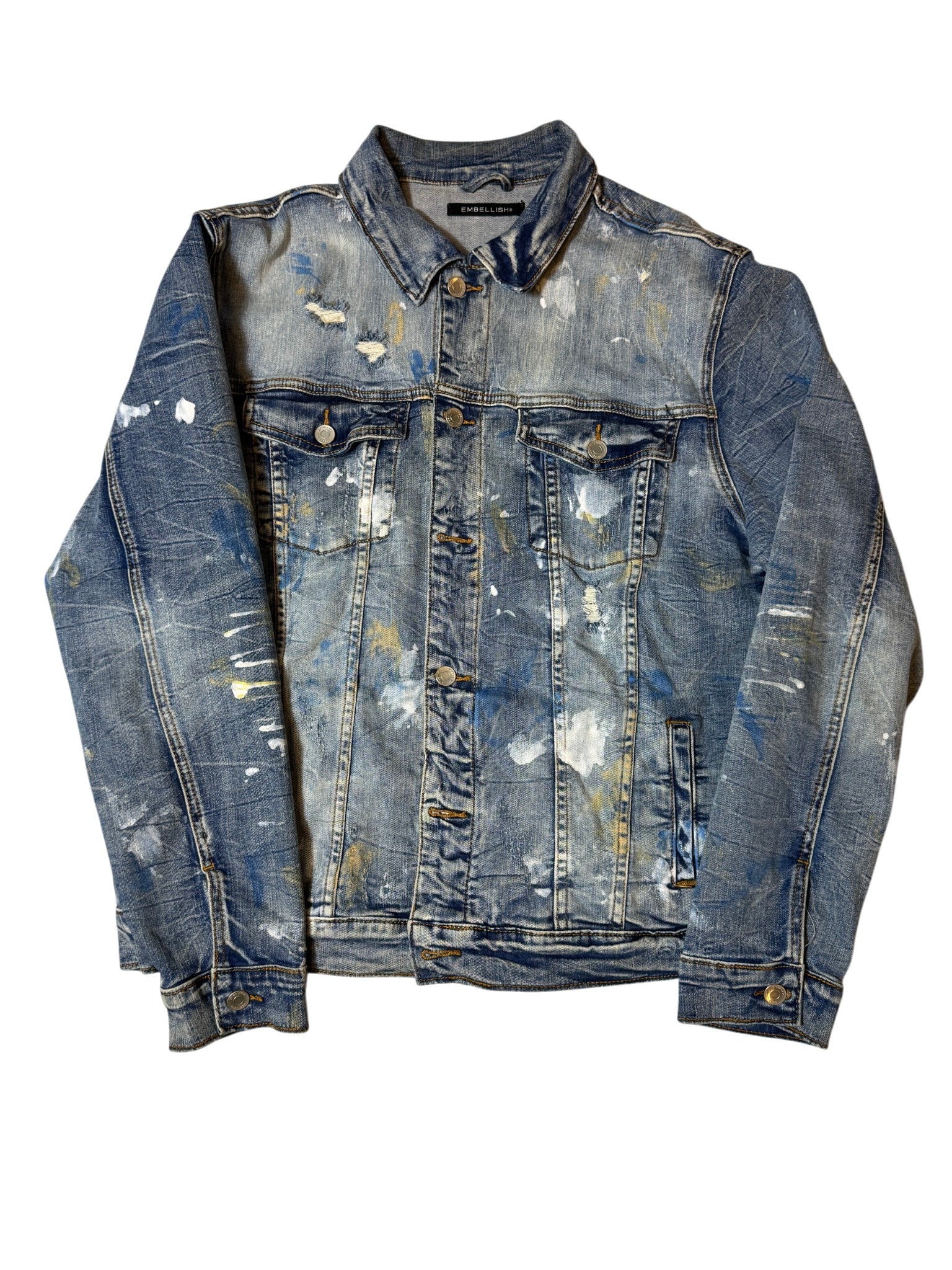 Embellish  Distressed Denim set (34 jeans)