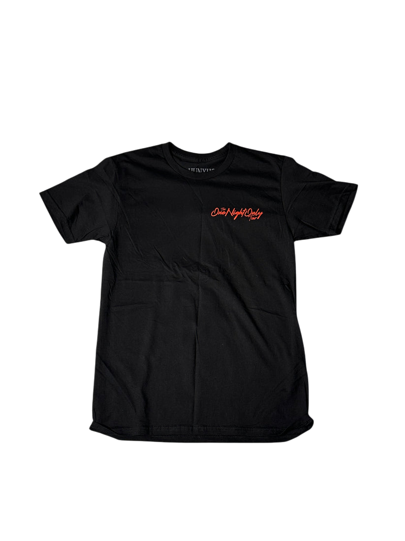 Hunxho One Night Only Tour T Shirt Black