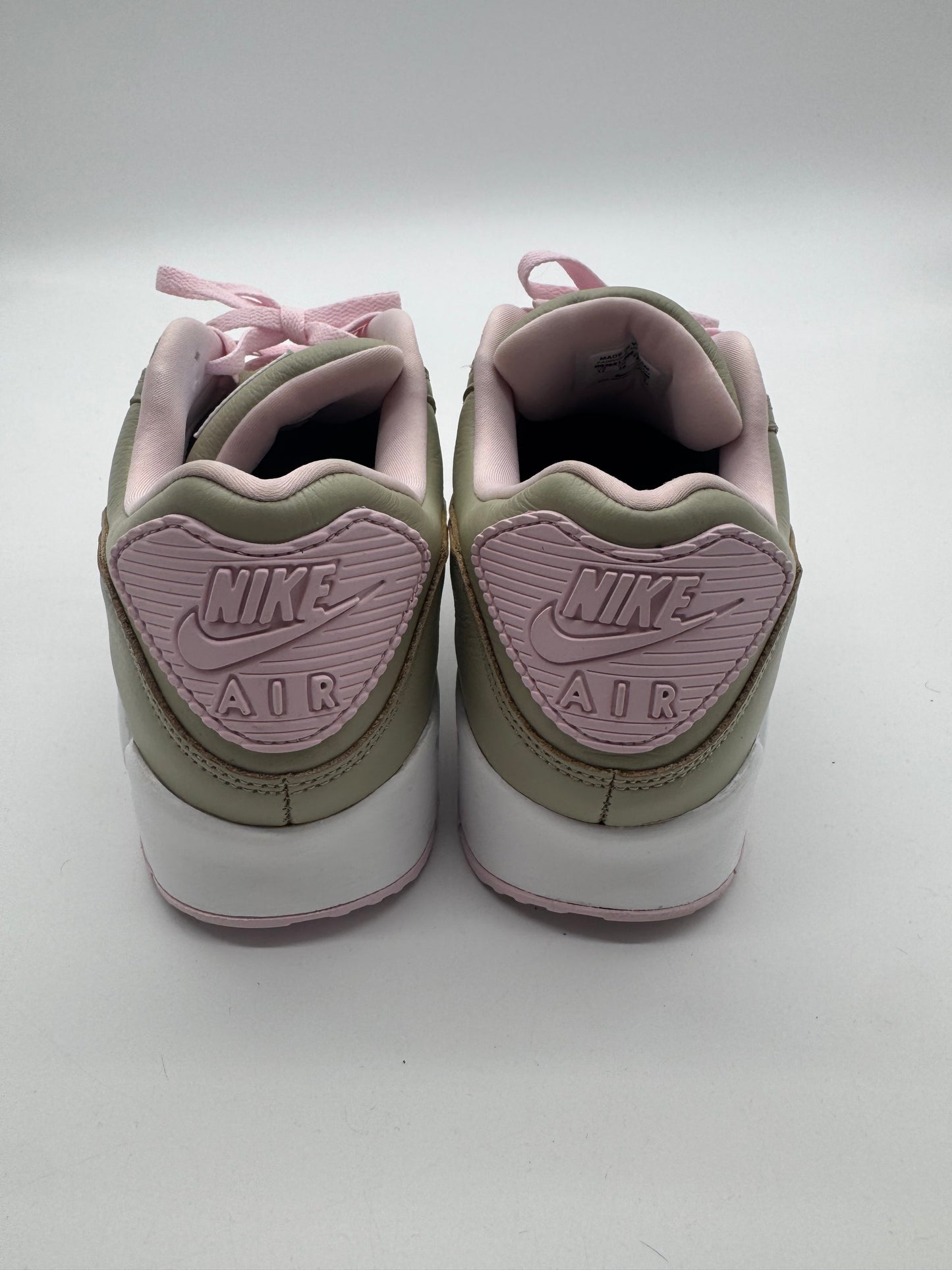 Nike Air Max 90 Olive Green Leather (NIKE BY YOU)
