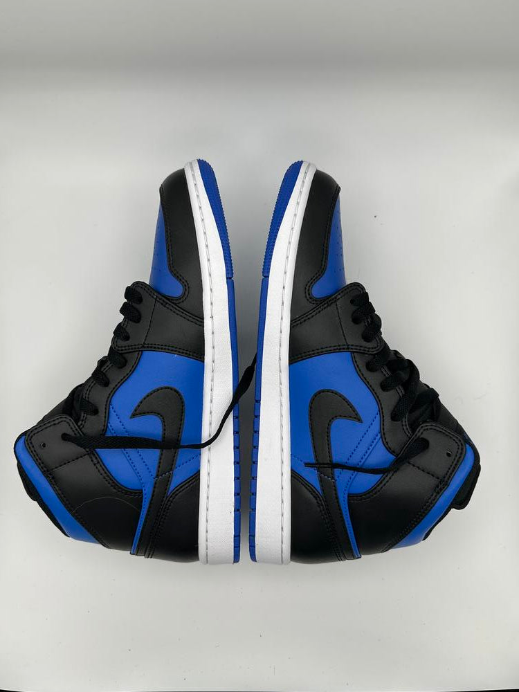 Jordan 1 Mid Black Royal Blue