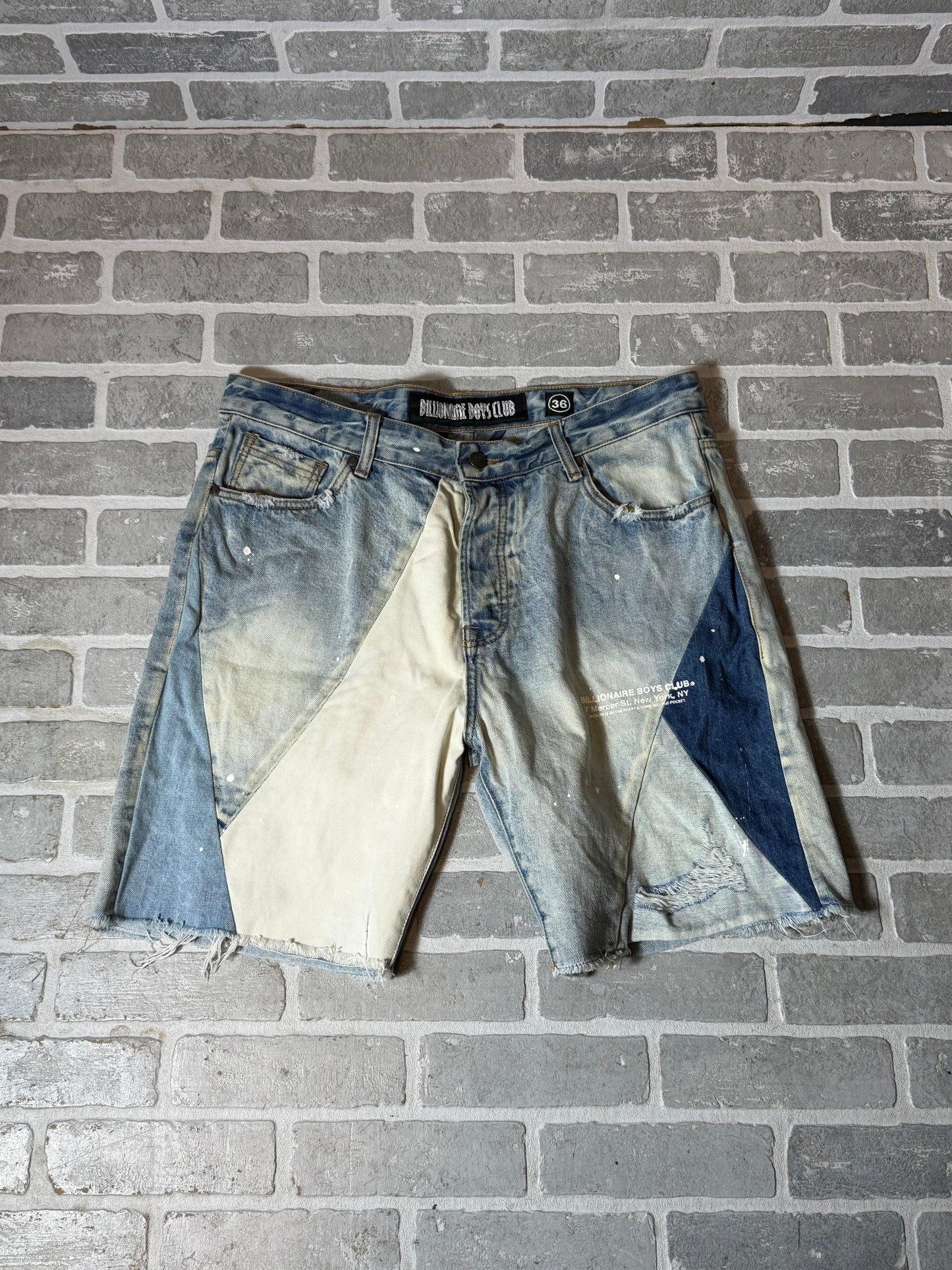 Billionaire Boys Club Jean Shorts Blue