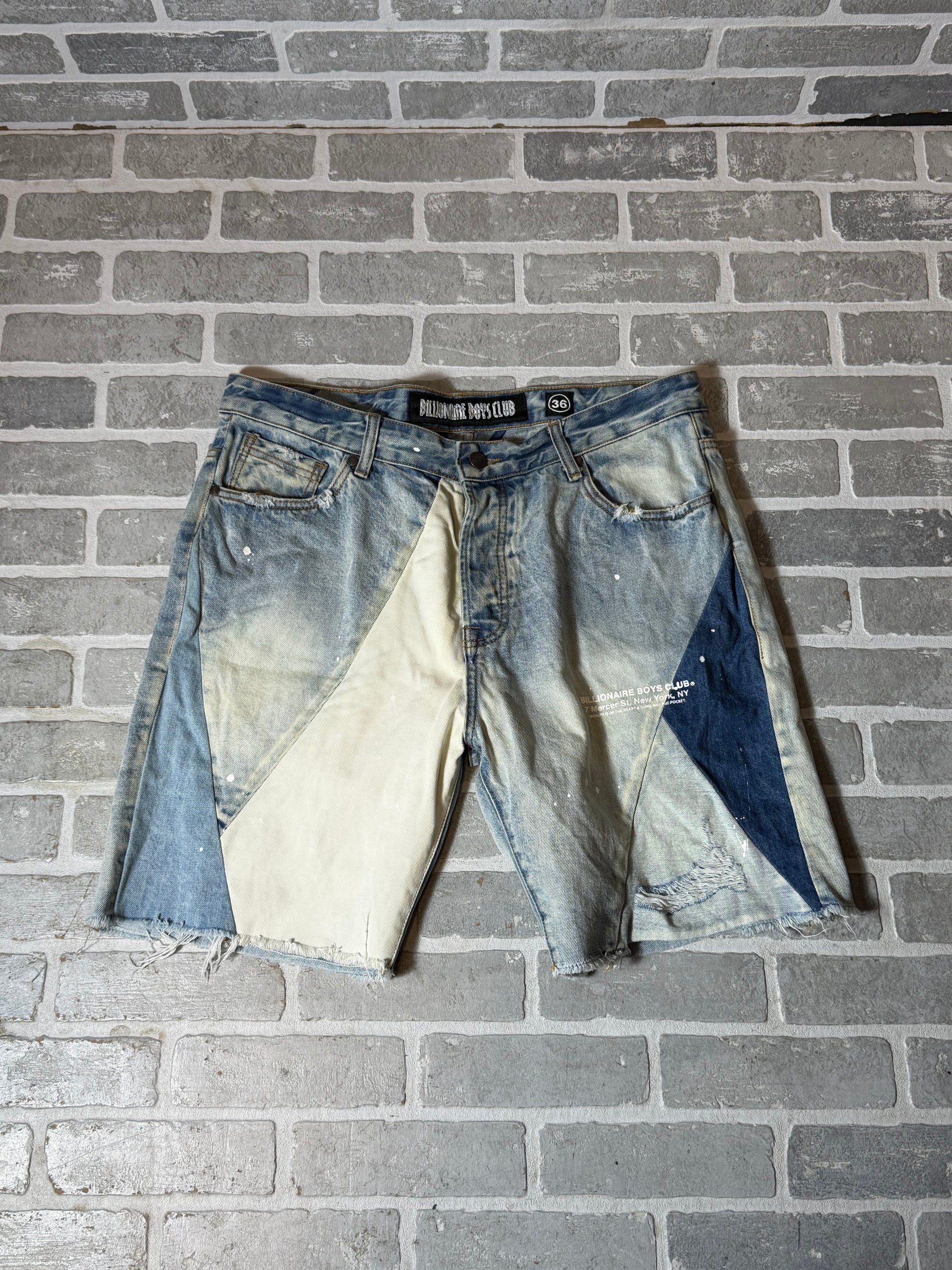 Billionaire Boys Club Jean Shorts Blue