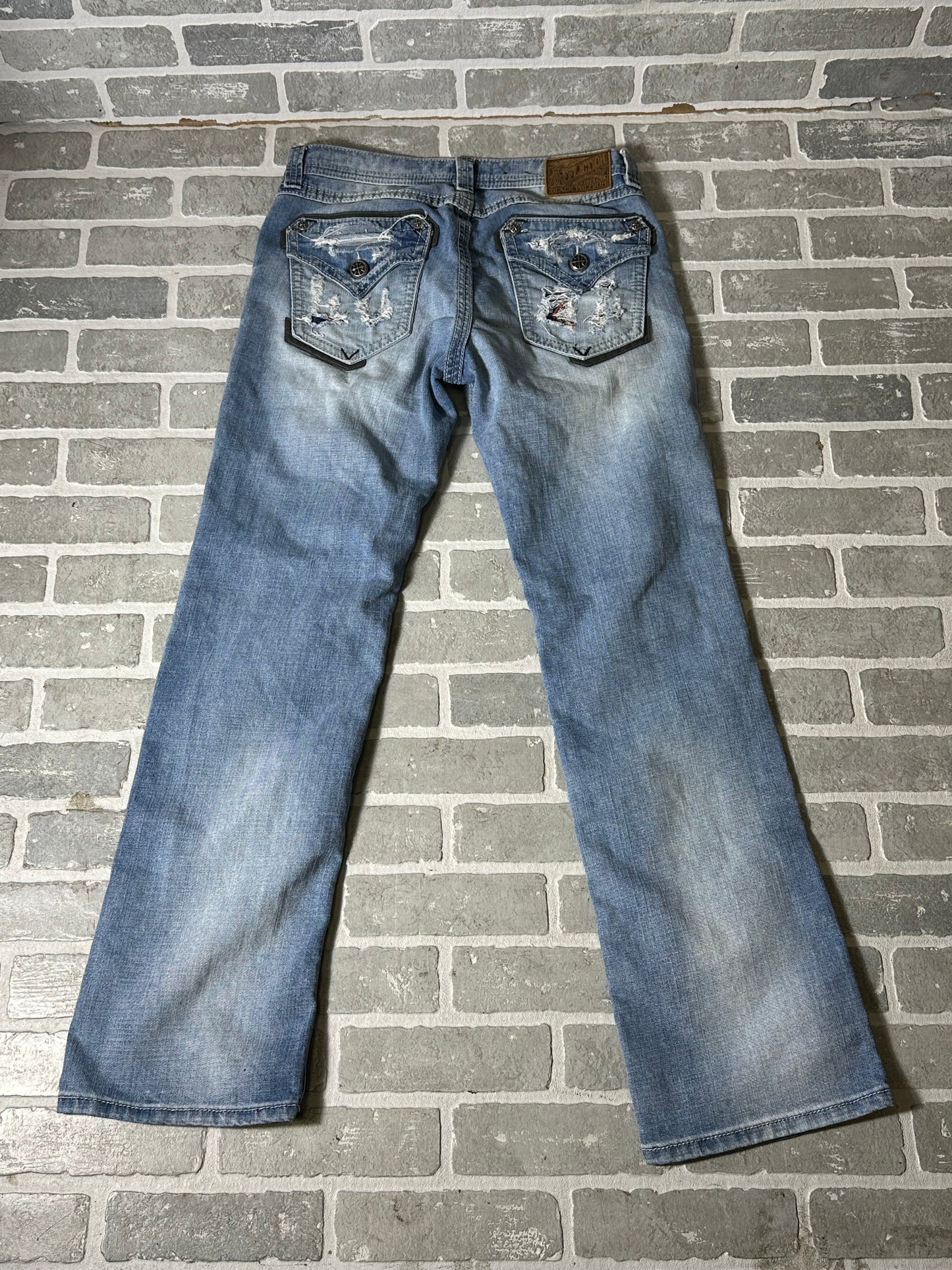Affliction Patch Jeans 31