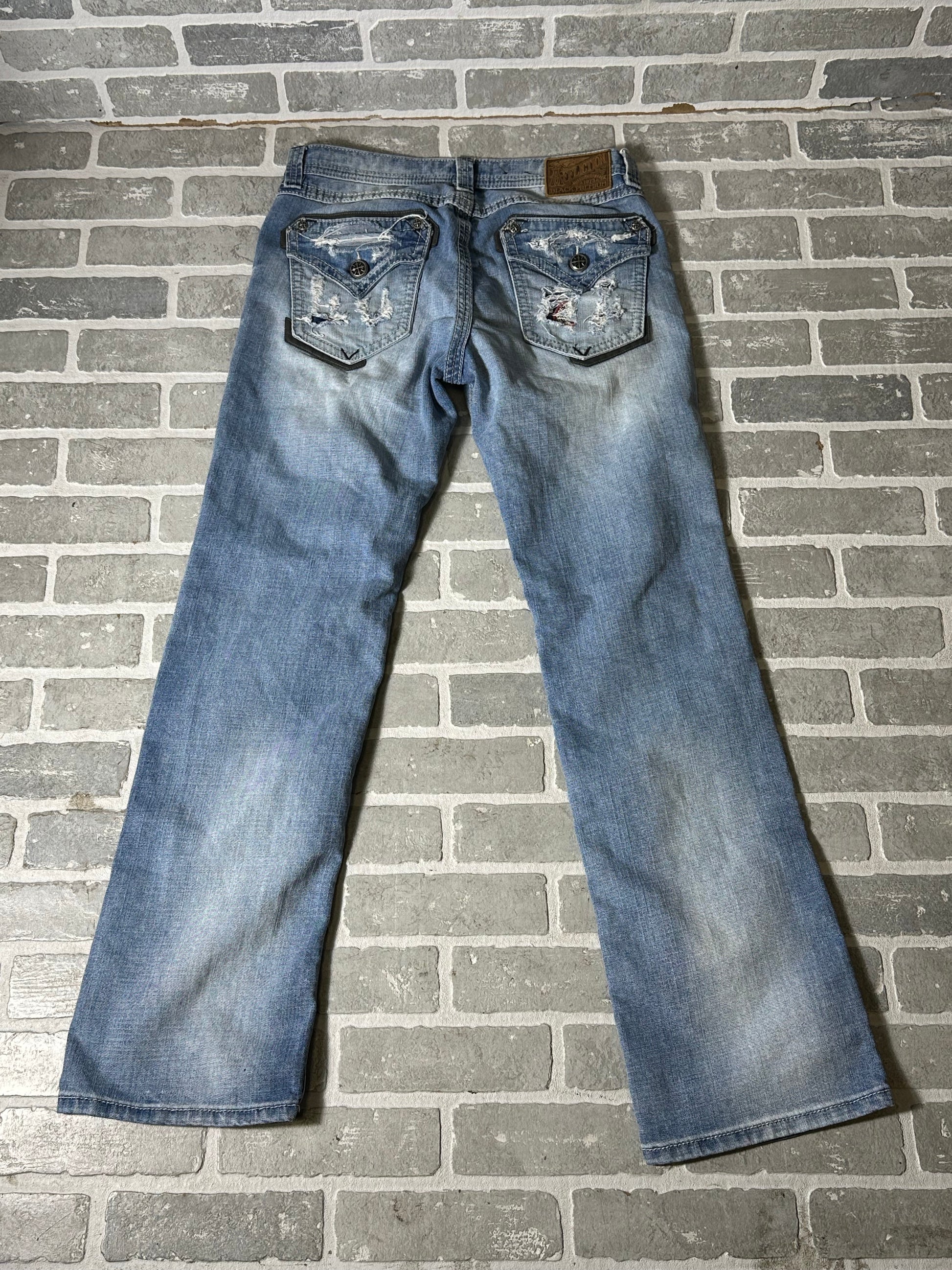 Affliction Patch Jeans 31