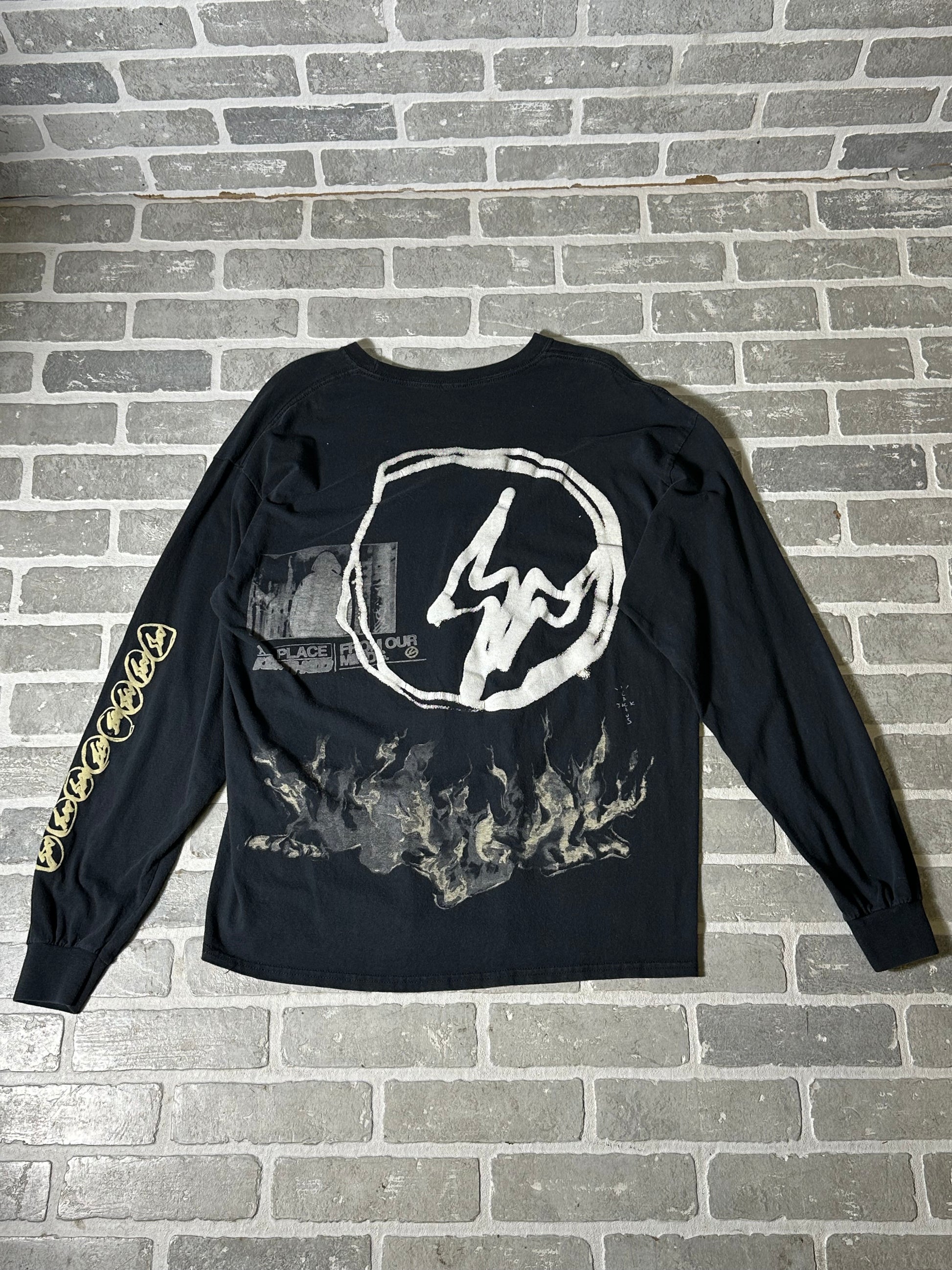 Fragment Log Sleeve Shirt Black