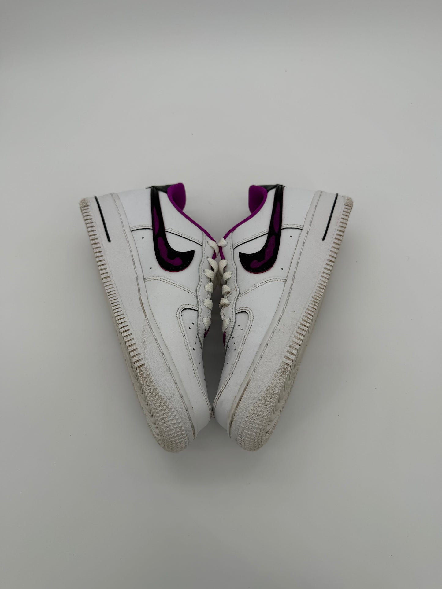 Nike Air Force 1 Low '07 LV8 Just Do It! White Vivid Purple (GS)